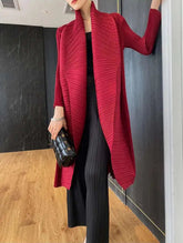 Elegant Pleats Formal Coat